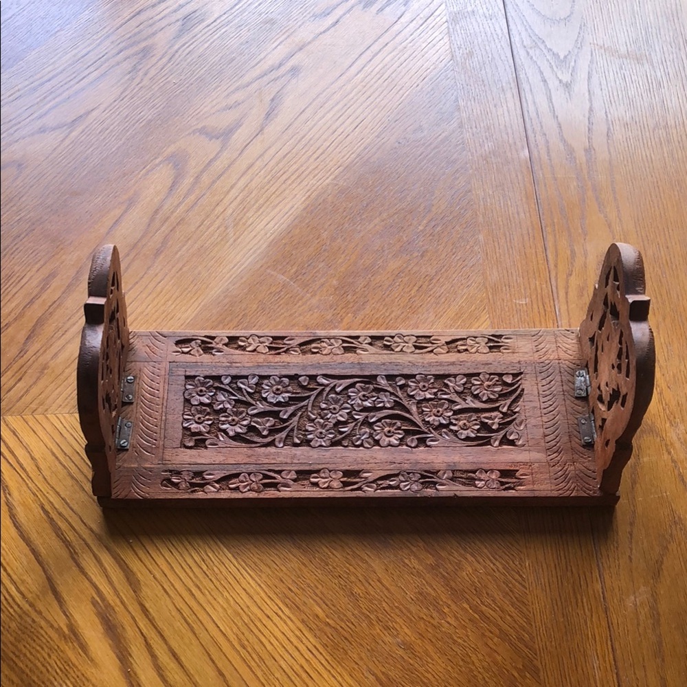 Asha Handicrafts Wooden Book Stand